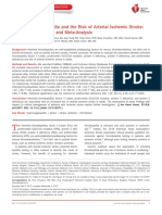 Trombofilia hereditaria y riesgo de accidente cerebrovascular isquémico arterial