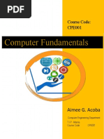 Computer Fundamentals: Aimee G. Acoba