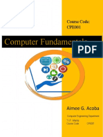 Computer Fundamentals: Aimee G. Acoba