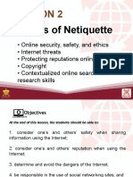 Lesson 2: Rules of Netiquette