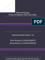 Dakwah Sebagai Proses Sosialisasi Nilai-nilai Islam