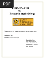 Download IMPACT OF WAGES ON EMPLOYEE SATISFACTION  by farazalam08 SN49055356 doc pdf