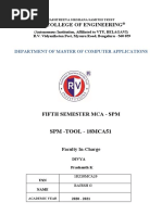 RV College of Engineering: SPM - Tool - 18mca51