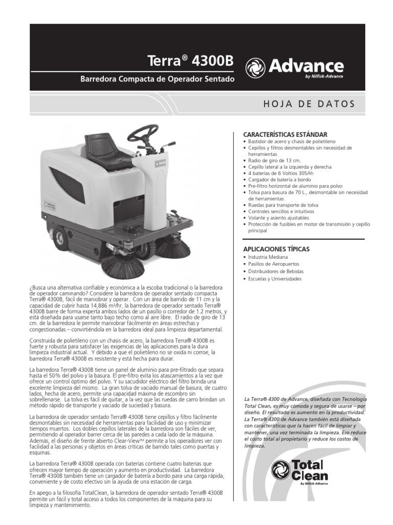 Terra 4300B PDF Factores humanos y ergonomía Residuos
