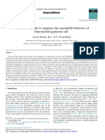 Potential of y Ash To Suppress The Susceptible Behavior of Lime-Treated Gypseous Soil