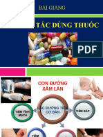 BÀI 3. CÁC ĐƯỜNG TIÊM THUỐC