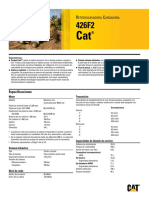 Ficha Tecnica 426F - Retroexcavadora PDF