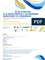 Los Sistemas de Atención A La Salud Mental y La Pandemia - Manicomio VS Comunidad 3 PDF