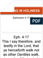 Walk in Holiness Through Righteousness and Truth