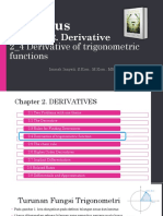 2 - 4 Derivative of Trigonometric Functions