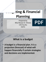 MEDMGT - Budgeting & Financial Planning