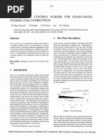 Hierarchical Control Scheme Chain-Grate Stoker Coal Combustion