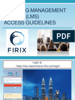 FIRIX - LMS Access Guidelines - CFA Program