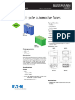 MPF Multi-Pole Automotive Fuses: Technical Data 10602