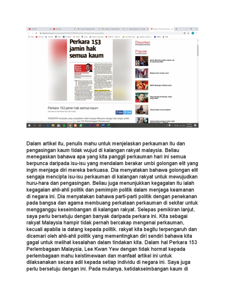 Berita Analysis Pdf