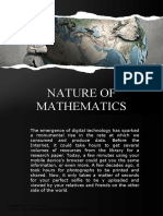 Nature of Mathematics: 1 Prepared By: Mr. Bornia