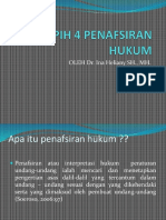 PDF PPT Pih 4a Penafsiran Hukum PDF