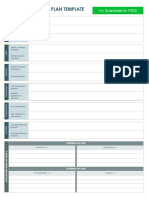 One-Page Business Plan Template: 1 - 2 Sentence Max Per Response