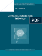 1998 Book ContactMechanicsInTribology PDF