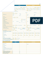 Personal financial planning document
