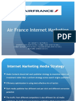 Air France Internet Marketing: Submitted by