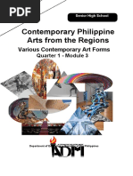 ContemporaryArts12 Q1 Mod3 Contemporary Arts Forms Ver3