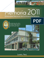 Memoria 2011 UNAP