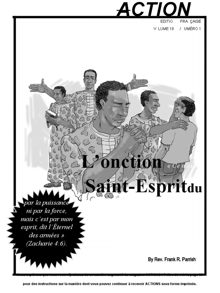ACTION - 19 - Anointing of The Holy Spirit | PDF | Église chrétienne ...
