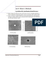 Unit 8: Moire's Methods