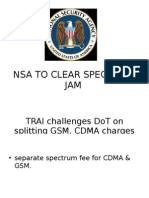 Nsa To Clear Spectrum Jam