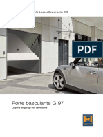 Porte Basculante G 97: Nouveau Motif: Porte À Cassettes en Acier 973