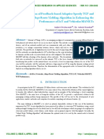 Application of Feedback-Based Adaptive Speedy TCP and Adept Route Yielding Algorithm in Enhancing The Performance of IoT and Vehicular MANETs