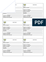 Form or Gate Pass For Module Releasing