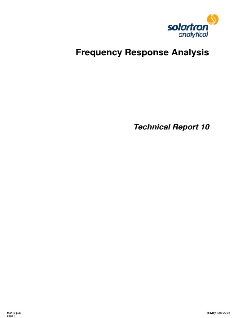 Frequency Response Analysis Circuit Diagram