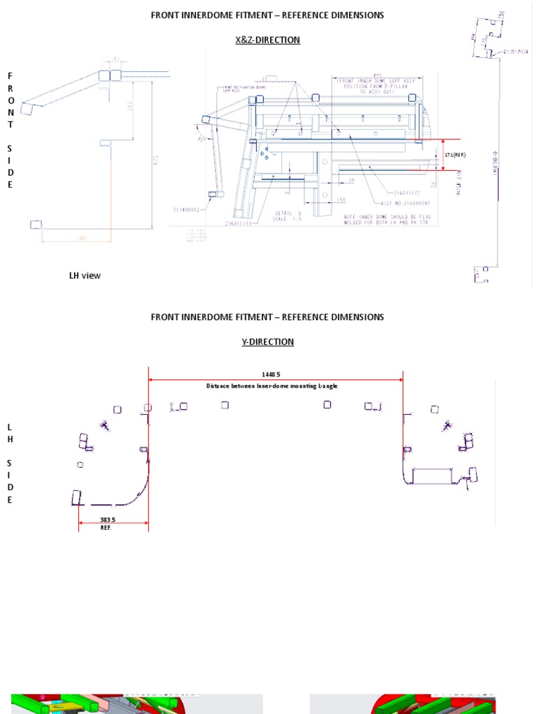 Innerdome Fitment Reference Dimensions | PDF