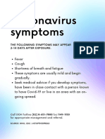 Coronavirus Symptoms: The Following Symptoms May Appear 2-14 Days After Exposure