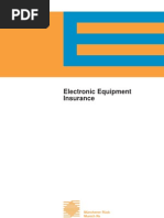 Munich Re Electronic Equipment Policy | PDF | Indemnity | Deductible