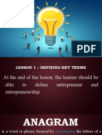 Lesson 1 - Defining Key Terms