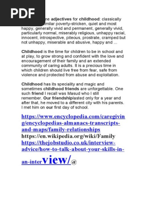childhood.docx
