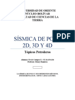 La sísmica de pozo y sus diferentes métodos, instrumentación, tipos y aplicaciones