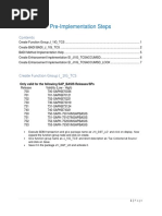 Pre-Implementation Steps: Only Valid For The Following Sap - Basis Releases/Sps