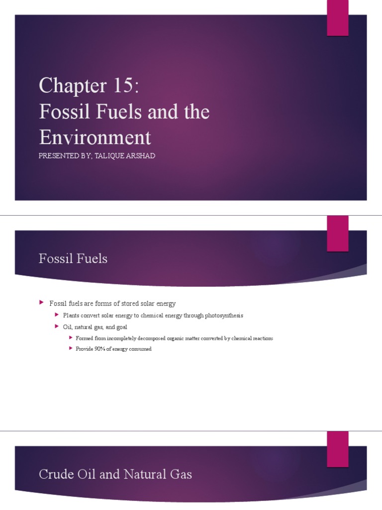 Fossil Fuels: Environmental Impact Overview | PDF | Coal | Fossil Fuel ...
