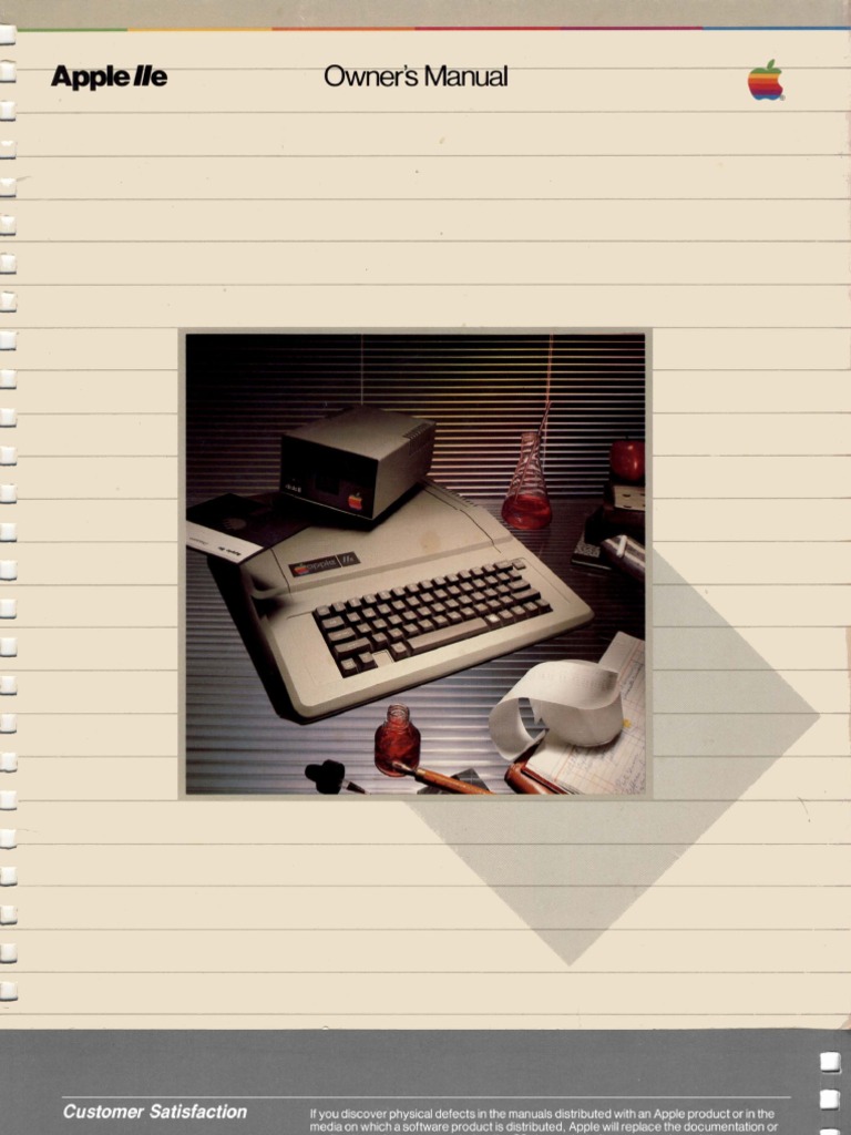 Apple IIe Owner's Manual | PDF | Electrical Connector | Computer Keyboard