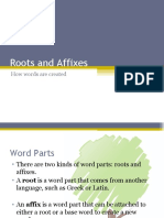 Roots and Affixes: How Words Are Created