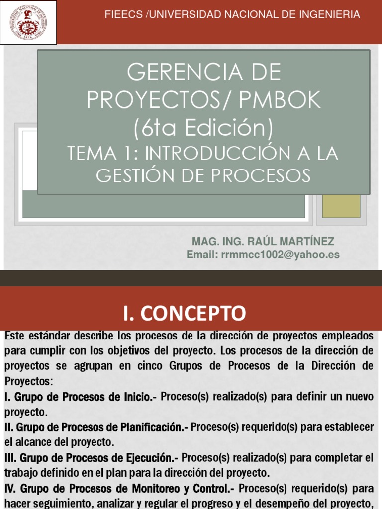 Control de Gestión en Proyectos PMBOK | PDF | Negocios | Arte