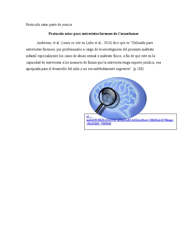 Protocolo Satac Parte De Jessica PDF