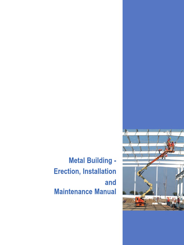 Tata BlueScope Steel (BUTLER INDIA) Erection Manual | PDF | Framing ...