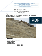 Informe Tecnico Canteras - Conga de Marayhuaca