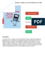 La Comptabilité Facile - Explications, Exemples Et Exercices Télécharger, Lire PDF