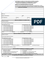 Ficha de Remanejamento Escolar 2020